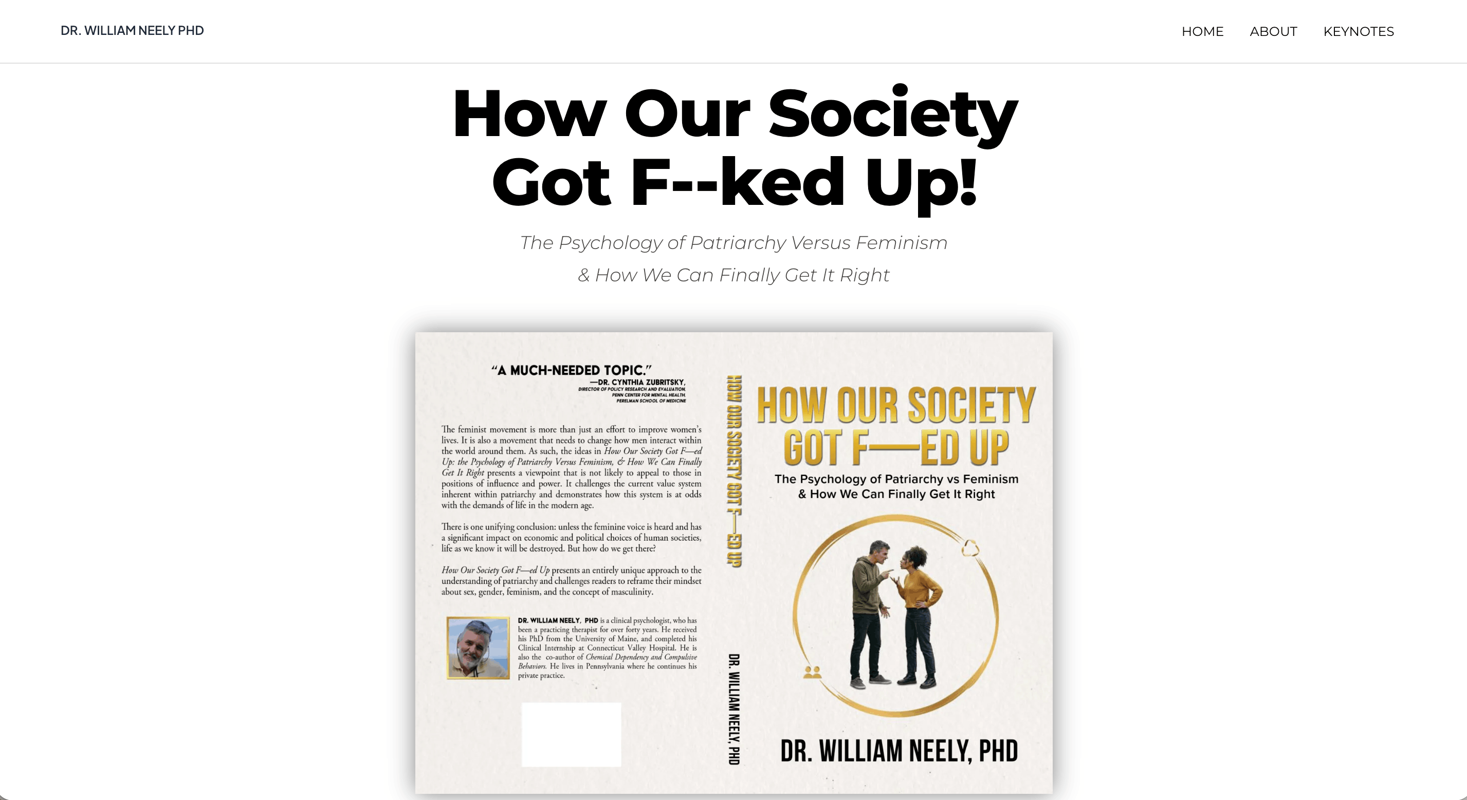 Bill Neely Author website preview