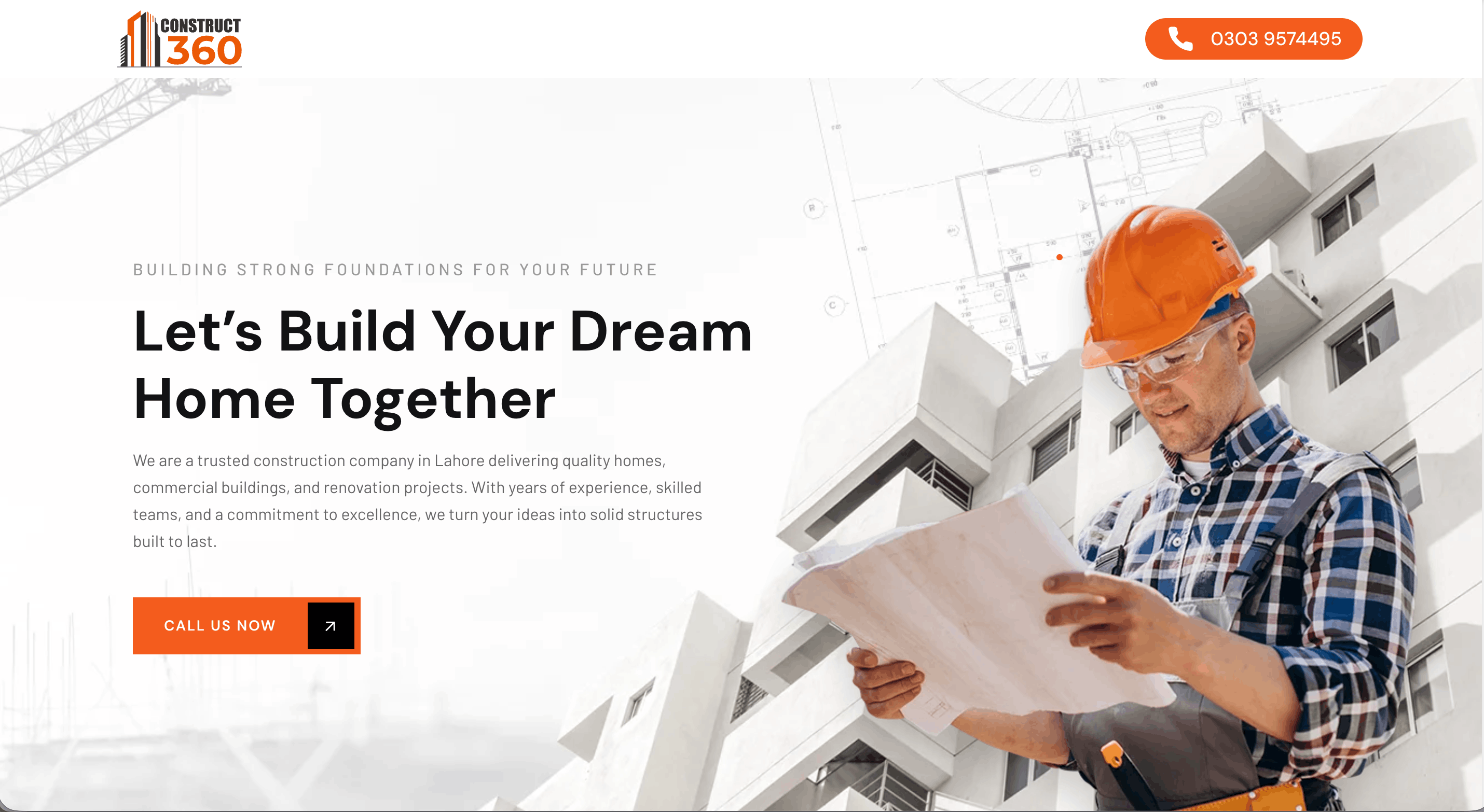 Construct360 website preview