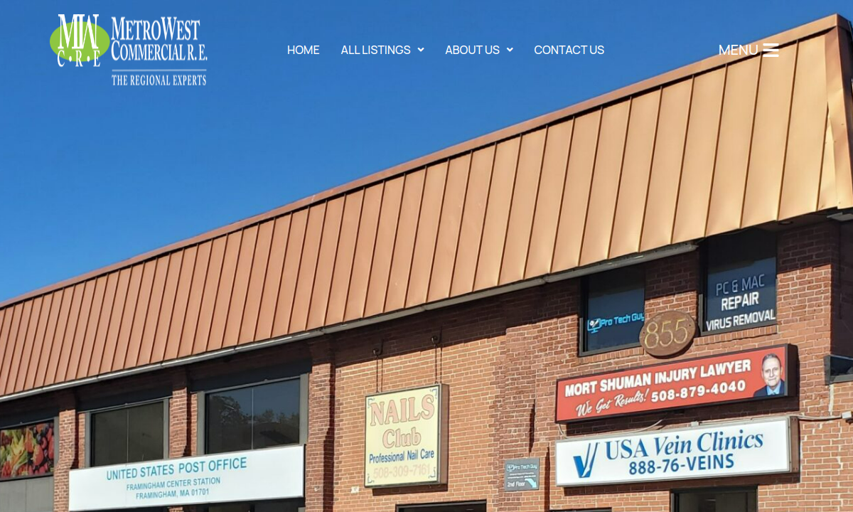 Metrowest Commercial Real Estate website preview